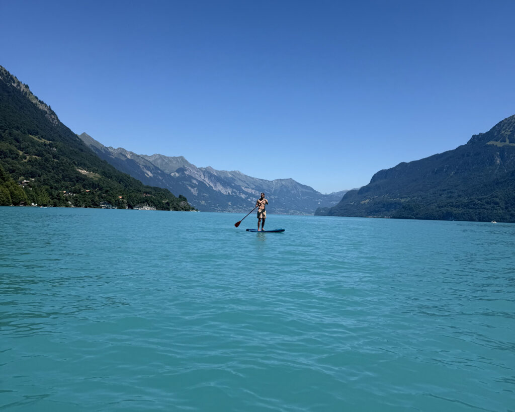 Lac de Brienz, Interlaken et lac de Thoune en Suisse